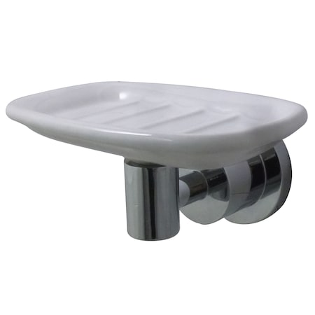 Kingston Brass Concord Wall-Mount Soap Dish, Polished Chrome BA8215C